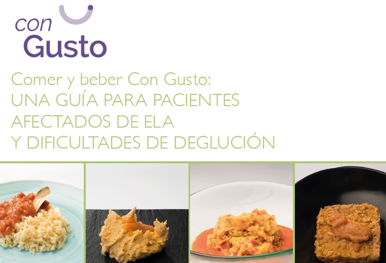 Comer y beber con gusto: una guía para pacientes afectados de ELA y dificultades de deglución