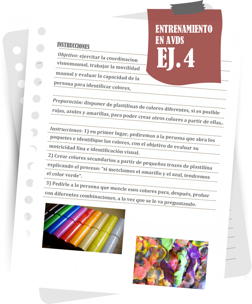 Imagen del ejercicio 4 de entrenamiento en avds
