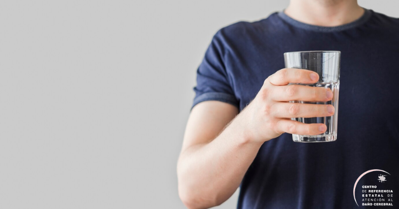 Hidratación del paciente con disfagia