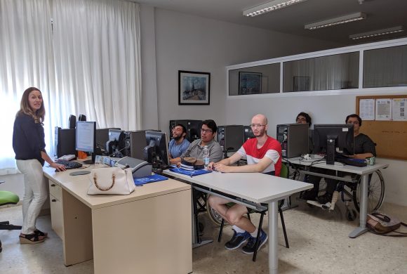 Alumnado del CRMF en el curso de Permiso de conducir