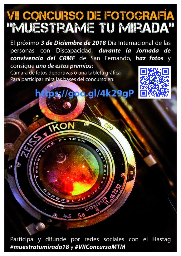 Cartel del VII Concurso de fotografía MTM creado por el alumno Paco Rodriguez Pineda
