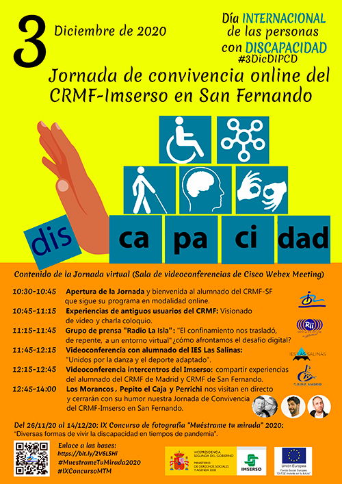 Programa de las actividades que se realizarán durante la jornada