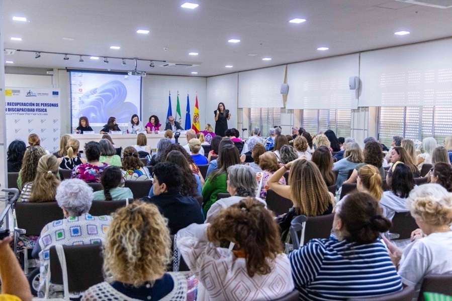 Asistentes a la III jornada de salud y mujeres con discapacidad.