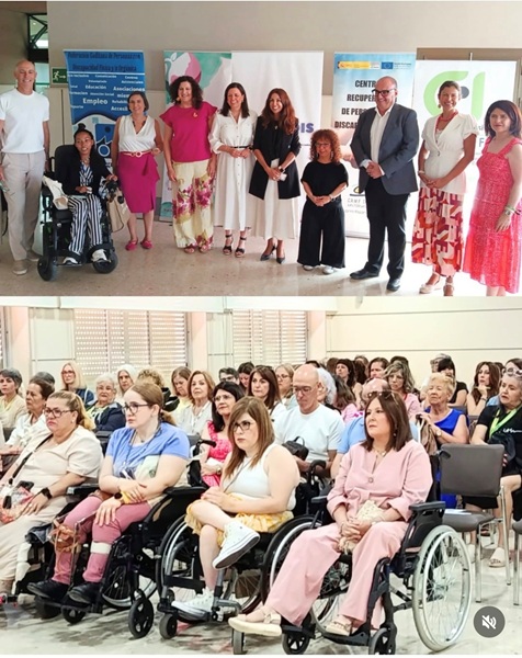 Participantes en la III jornada de salud y mujeres con discapacidad.