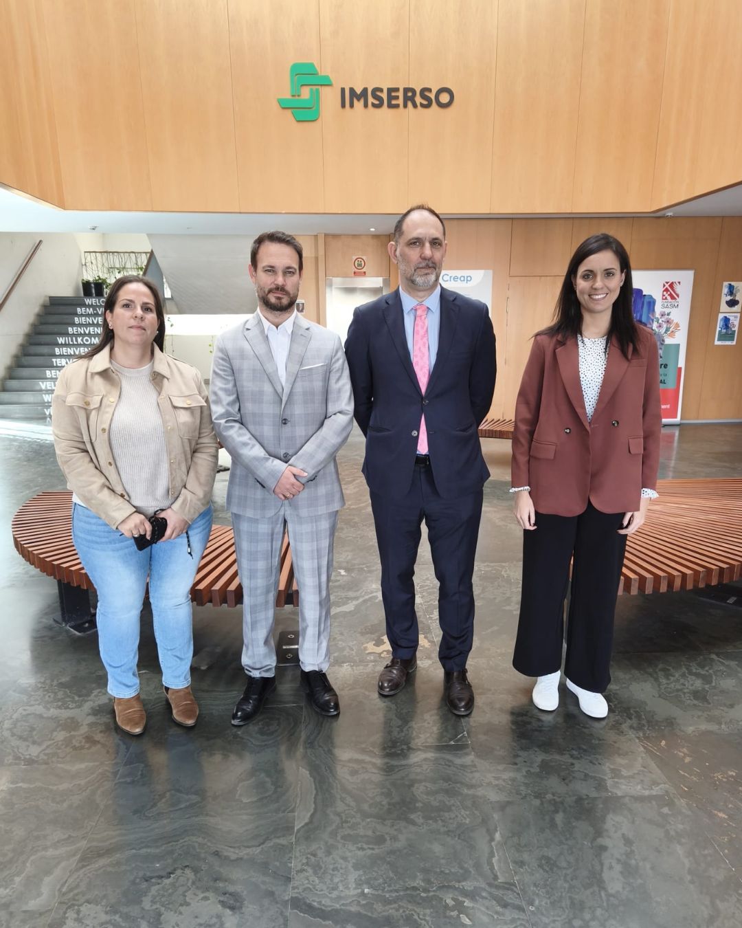 Miembros del Imserso en el Creap