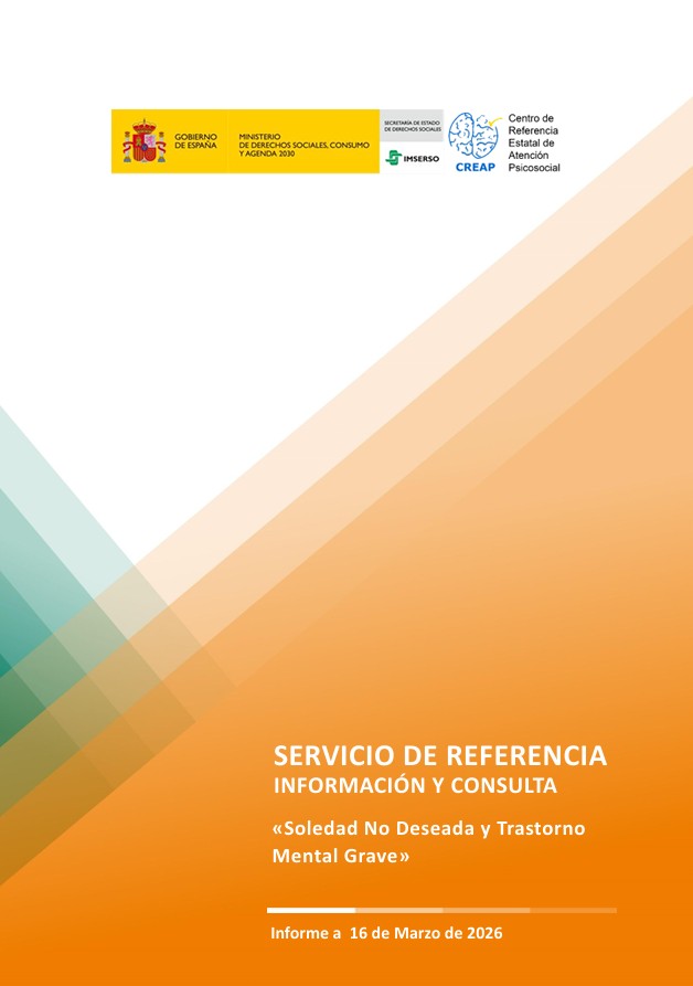 Portada del informe de la búsqueda resuelta por el servicio de referencia